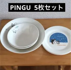 美品 Pingu 陶器製モーニングプレート ピンガ 日本製皿 レア - メルカリ