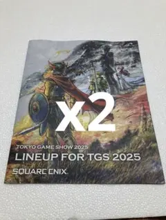 東京ゲームショウ TGS2025 ノベルティ　スクエニ　ガイドブック　2冊