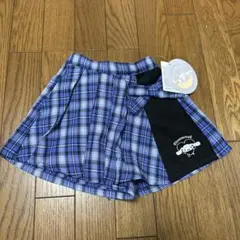 新品 サンリオ シナモン キュロット チェック 90