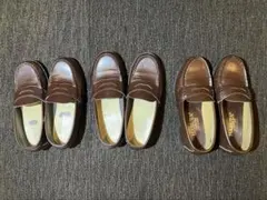 HARUTA 3足セット　ブラウンレザー ローファー