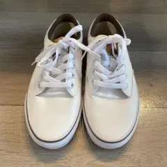【美品】バンズ　vans スニーカー　23.5 ホワイト　白　コルクのサムネイル