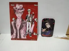 ツイステッドワンダーランド　 トレイ・クローバー　ポストカード　缶バッジ　セット