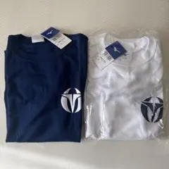 大阪体育大学　陸上　ネイビー・ホワイト Tシャツセット