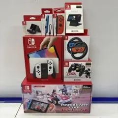 Switch本体有機EL Joy-Conホワイト　本体　その他　まとめ売り