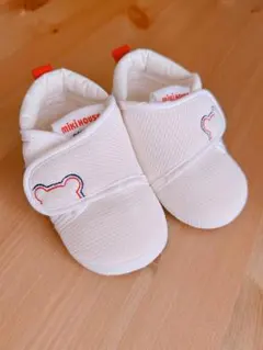 美品 ミキハウス プレシューズ 12センチ　ホワイト