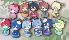 カラフルピーチ　カプセルラバーマスコット　カラフルマカロン　全11種コンプリート