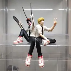 【チェンソーマン】　ちょこのせフィギュア　デンジ＆チェンソーマン