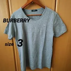 【美品】BURBERRY BLACK LABEL グレー Tシャツ サイズ3