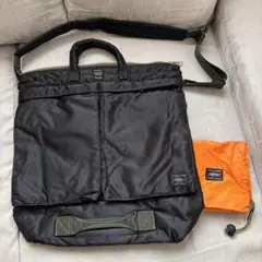 ★超美品★ ポーター PXタンカー ヘルメットバッグ L 2way ブラック