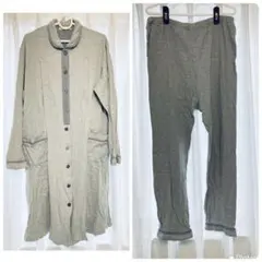 マタニティパジャマ　授乳口付き　犬印