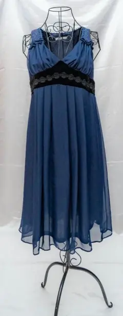 axes femme　ネイビー　パーティードレス　Ｍサイズ　美品　大人可愛い