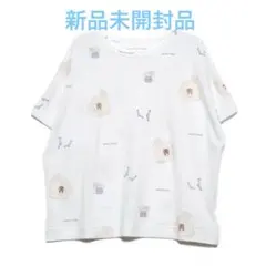 ジェラートピケ　ランドリーベア柄Tシャツのサムネイル