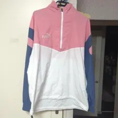 Puma ハーフジップ ウィンドブレーカー　ピンク★
