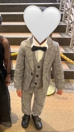 男の子フォーマル　スーツ　100 チェック