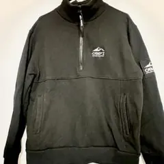 CAMP7 ハーフジップ スウェット ブラック M 美品のサムネイル