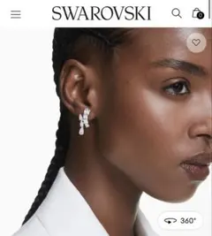 SWAROVSKI Matrix ドロップピアス