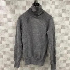 ★美品★ GAP ニット　素材感抜群！　メリノウール100% XXS グレー