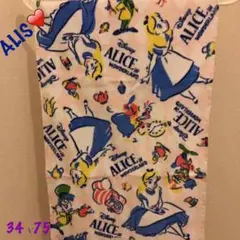 新入荷❤️新品☆不思議の国のアリス 柄 フェイスタオル 34×75