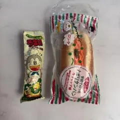 学校で作った ナポリタンパン やきそばパン スクイーズ ・うまい棒スクイーズ