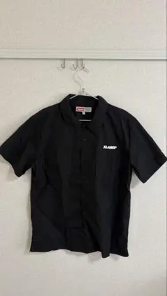 X-LARGE ブラック ワークシャツ