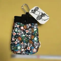 LAUNDRY スマホポーチ カラビナ付き