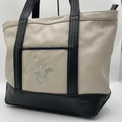 良品 BEVERLY HILLS POLO CLUB トートバッグ レザー