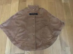 『値下げしました！』any FAM ブラウン ポンチョ コート Fサイズ