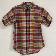 美品　ラルフローレン キッズ　ボタンダウンシャツ　120