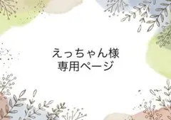 えっちゃん様専用ページ