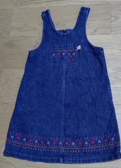 デニム ジャンバースカート 120