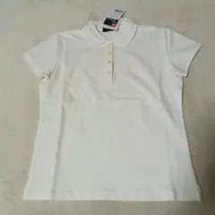 新品ユニクロ　WストレッチテンジクポロシャツMサイズ　白　ホワイト　UNIQLO