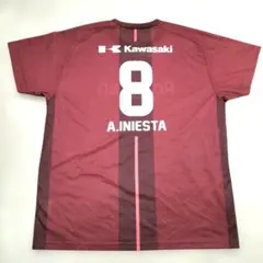 【A.INIESTA】アンドレス・イニエスタ、ヴィッセル神戸ユニフォーム LL