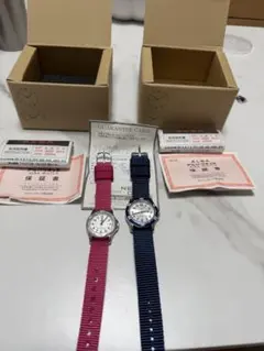 ALBA 腕時計 (SEIKO)2本セット 箱・説明書付き