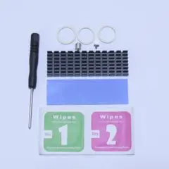 匿名配送　M.2 SSD用 ヒートシンク サーマルパット 工具 固定バンド ネジ