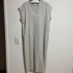 ローリーズファーム　ノースリーブロングワンピース