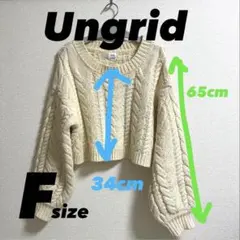 Ungrid オフホワイト ニット