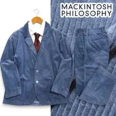 美品 マッキントッシュフィロソフィー 千鳥格子柄 セットアップ スーツ