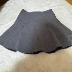 チェック柄 ミニ丈プリーツスカート GRL S