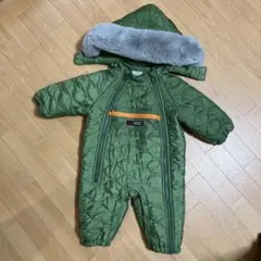 ブリーズ　オリーブグリーン キルティングジャンプスーツ