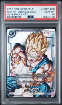 PSA10 孫悟飯：少年期 SCR ドラゴンボール FB01-140 - メルカリ