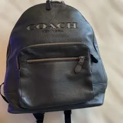 COACH レザー バックパック ブラックのサムネイル