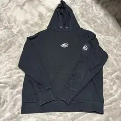 CAMP7 ブラック フード付きパーカー