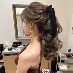 ゴールドフラワーピアス 結婚式 ウェディング ブライダル