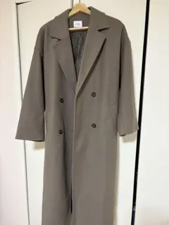 ウールライクロングコート