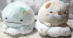 すみっコぐらし 星空さんぽ　うつぶせぬいぐるみBIG ２点セット