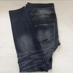 デニムプリント　レギンス　Lサイズ