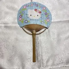 平成レトロ キティ うちわ レア