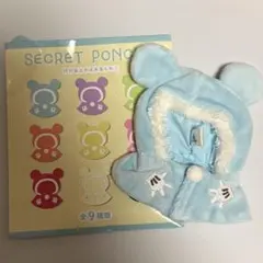 ディズニーストア シークレット ポンチョ 水色