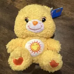 ケアベア イエローぬいぐるみ