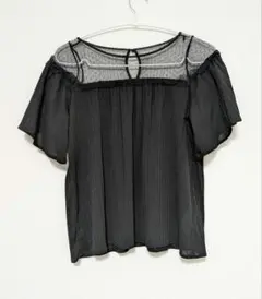 ドット 半袖トップス